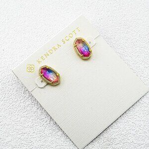 Kendra Scott Tricolor Shell Stud Earrings